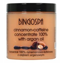 BINGOSPA Koncentrat 100% cynamonowo-kofeinowy z olejkiem arganowym 250g