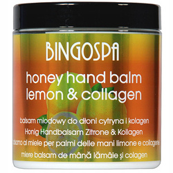 BINGOSPA balsam do dłoni miodowy Cytryna Kolagen 250g 