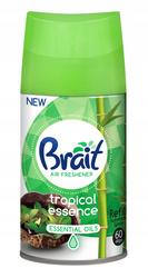 BRAIT Essential Oils wkład do automatycznych odświeżaczy powietrza Tropical Essence 250ml 