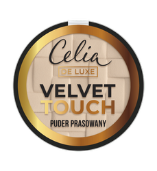 CELIA De Luxe Velvet Touch puder prasowany 102 Natural Beige 9g