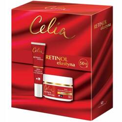 CELIA Retinol Elastyna zestaw do twarzy 50+ (krem 50ml + krem pod oczy 15ml) 