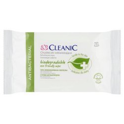 CLEANIC Antibacterial Eco chusteczki 15szt