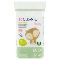 CLEANIC Baby Organic płatki dla niemowląt 60szt