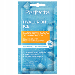 DAX Perfecta Hyaluron Ice maseczka do twarzy nawilżająca Jelly Hydrator 8ml