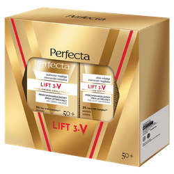 DAX Perfecta Lift 3-v zestaw do twarzy 50+ (krem + krem pod oczy) 