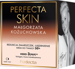 DAX Perfecta Skin Małgorzata Kożuchowska krem do twarzy 50+ Redukcja zmarszczek 50ml 