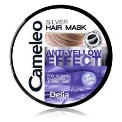 DELIA Cameleo Anti-Yellow Effect Silver maska do włosów blond i rozjaśnianych 200ml
