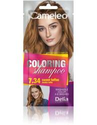 DELIA Cameleo Coloring szamponetka koloryzująca 7.34 Sweet Toffee 40ml