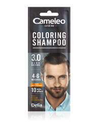 DELIA Cameleo Men Coloring Shampoo szamponetka koloryzująca 3.0 Dark Brown 15ml 