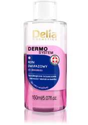 DELIA Dermo System płyn dwufazowy do demakijażu 150ml (Termin do 07-2024)