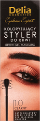 DELIA Eyebrow Expert Styler do brwi 1.0 Czarny 11ml TERMIN 11-2024