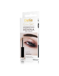 DELIA Eyebrow Expert ekspresowa henna do brwi 4.0 Brązowa 6ml