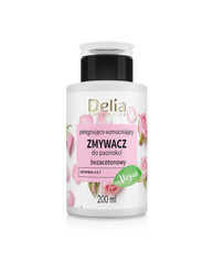 DELIA zmywacz do paznokci bezacetonowy z witaminą A E F 200ml 