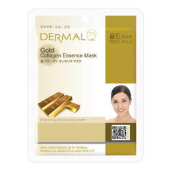 DERMAL Collagen Essence Mask maska do twarzy w płacie Gold