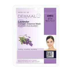 DERMAL Collagen Essence Mask maska do twarzy w płacie Lavender