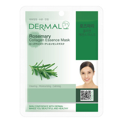 DERMAL Collagen Essence Mask maska do twarzy w płacie Rosemeary