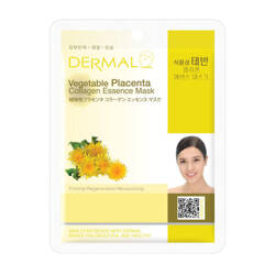 DERMAL Collagen Essence Mask maska do twarzy w płacie Vegetable Placenta