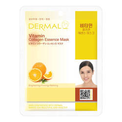 DERMAL Collagen Essence Mask maska do twarzy w płacie Vitamin