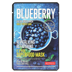DERMAL Its Real Superfood Mask maska do twarzy Blueberry 25g