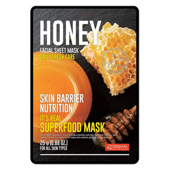 DERMAL Its Real Superfood Mask maska do twarzy Honey 25g
