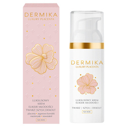 DERMIKA Luxury Placenta krem-eliksir młodości na noc twarz, szyja, dekolt 50ml TERMIN 01-2025