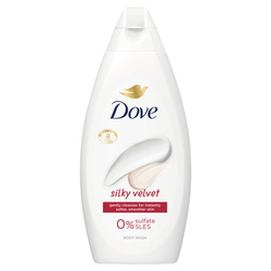 DOVE 0% Sulfate SLES żel pod prysznic aksamitny Silky Velvet 450ml