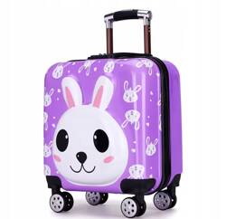 ECARLA walizka kabinowa dla dzieci WP01 Królik 35x 25x 45cm
