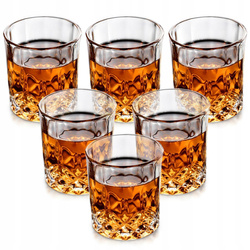 ECARLA zestaw szklanek do whisky drinków 227ml 6szt