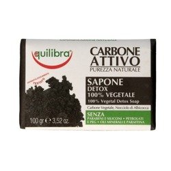 EQUILIBRA Carbone Attivo mydło oczyszczające z aktywnym węglem kostka 100g
