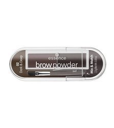 ESSENCE Brow Powder set zestaw 02 Dark&Deep 2,3g