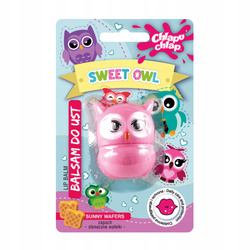 ESTETICA Chlapu Chlap Sweet Owl balsam do ust Słoneczne Wafelki 7g