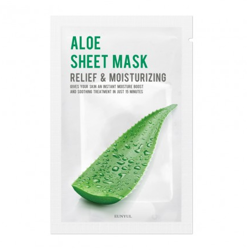 EUNYUL Sheet Mask maska do twarzy w płacie łagodząca Aloe 22ml