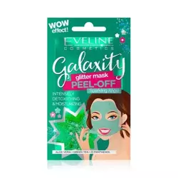 EVELINE Galaxity Glitter Mask Peel-off maseczka detoksykująco-nawilżająca 10ml