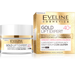 EVELINE Gold Lift Expert 40+ luksusowy ujędrniający krem-serum z 24K złotem 50ml