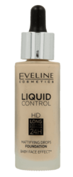 EVELINE Liquid Control HD podkład do twarzy 005 Ivory 32ml