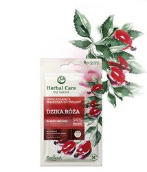 FARMONA Herbal Care odmładzająca maseczka do twarzy Dzika Róża 2x5ml