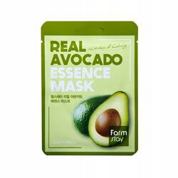 FARMSTAY Real Essence Mask maska do twarzy w płacie Avocado 23ml 