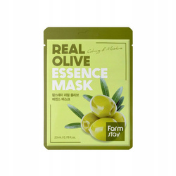 FARMSTAY Real Essence Mask maska do twarzy w płacie Olive 23ml 