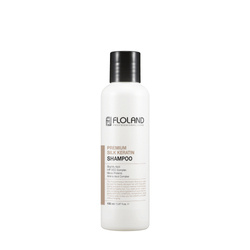 FLOLAND PROFESSIONAL Premium Silk Keratin szampon do włosów mocno zniszczonych 150ml 