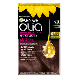 GARNIER Olia New farba do włosów 4.15 Mroźna Czekolada 