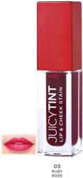 GOLDEN ROSE Juicy Tint Lip And Cheek Stain farbka do ust i policzków 03 Ruby Rose 5,2ml 