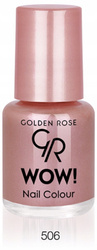 GOLDEN ROSE Wow Nail Color mini lakier do paznokci 506 perłowy 6ml