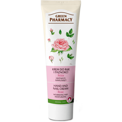 GREEN PHARMACY Herbal krem do rąk i paznokci Róża 100ml (Termin do 03.12.2022)