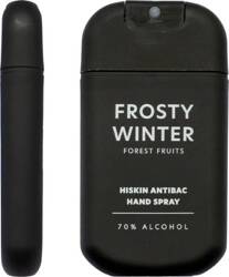 HISKIN Anitibac Hand spray do dezynfekcji rąk Frosty Winter Forest Fruits 30ml 