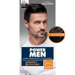 JOANNA Men farba 3w1 02 Dark Brown 30g