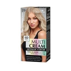 JOANNA Multi Cream Metalic Color farba do włosów Efekt 5D 29 Bardzo Jasny Śnieżny Blond