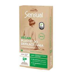 JOANNA Sensual Vegan plastry do depilacji ciała 12szt (Termin do 04-2024)