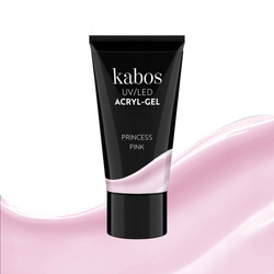 KABOS 2in1 Acryl Gel UV/LED akrylożel do paznokci Princess Pink 30g 