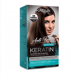 KATIVA Anti-Frizz zestaw do prostowania włosów Xpert Repair 30ml+30ml+150ml