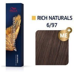 KOLESTON Perfect Me+ farba Rich Naturals 6//97 Ciemny Blond Grafitowo-Brązowy 60ml 